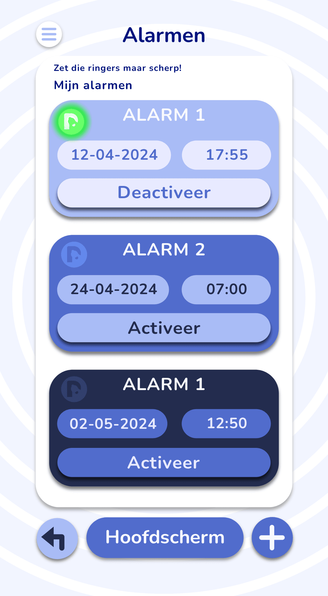 ParkAlarm App Screenshot